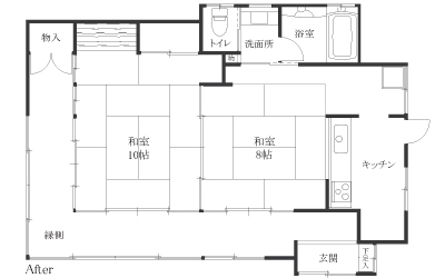 間取図施工後