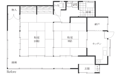 間取図施工前